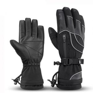 ROCKBROS S133 over -30 degree Thermal Ski Gloves Waterproof Snowmobile Snowboard Glove Snow Men Female Snowboarding Fleece Skiing 