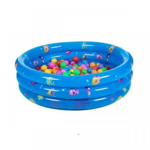 shopping סקייטבורד וספורט בחוץ 80CM 3 Ring Inflatable Round Swimming Pool Toddler Children Kids Outdoor Play Balls