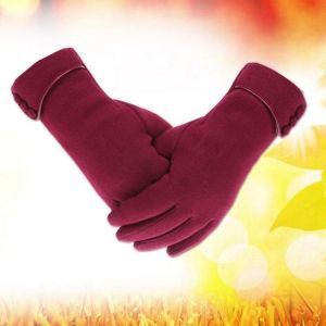 Women Unisex Warm Touch Screen Fleece Gloves No-Slip Cycling Outdoor Windproof Ski Gloves