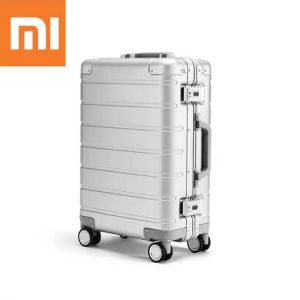 shopping מזוודות וציוד לטיולים ארוכים Original Xiaomi 20inch Travel Suitcase Men Women Business Trunk 31L Aluminum Alloy TSA Lock Spinner Wheel Carry On Luggage Case