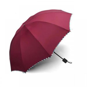Big Oversize Folding Windproof Strong Wind Rain Umbrella UV Resistance Cover