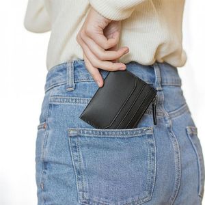 90FUN Vintage Leather Short Wallet Coin Pocket  From Xiaomi Youpin