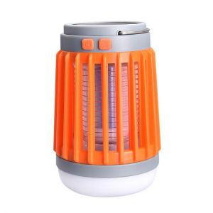 IPRee&reg; 3.7V LED USB Solar Mosquito Killer Lamp Bulb Dispeller Repeller Electric Bug Insect Zapper Pest Trap Light Outdoor 