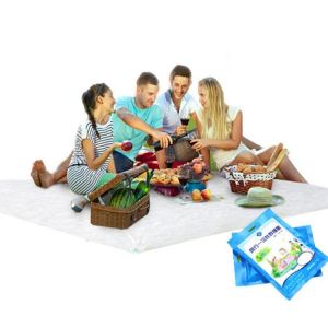 shopping מזוודות וציוד לטיולים ארוכים IPRee&trade; Disposable Picnic Mats Moisture Proof Waterproof Anti-oil Thick Beach Grass Camping Tents Pad