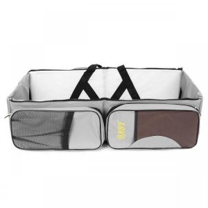 IPRee&reg; 3 in 1 Portable Baby Diaper Tote Bag Bed Nappy Infant Carrycot Crib Nursery Travel Bassinet