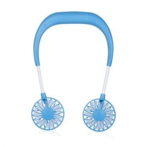 IPRee&reg; 5V Portable Mini Hanging Neck Fan USB Rechargeable 3 Cooling Wind Modes 2000mAh