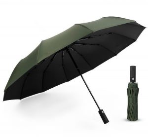 Xmund XD-HK13 Automatic Black Glue Umbrella Double Layer 1-2 People Folding Umbrella Portable Camping UPF50  Waterproof Sunshade