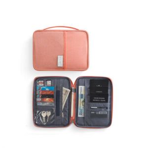 IPRee&reg; Polyester Passport Bag Travel ID Card Wallet Waterproof Multifunction Credit Card Holder Storage Bag