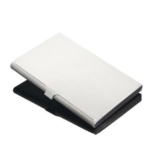 IPRee&reg; Stainless Steel Metal Card Holder Credit Card Case Travel Portable ID Card Storage Box