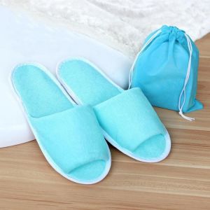IPRee&reg; Folding Slippers Men Women One Size Travel Portable Shoes Non-slip Slippers With Storage Bag