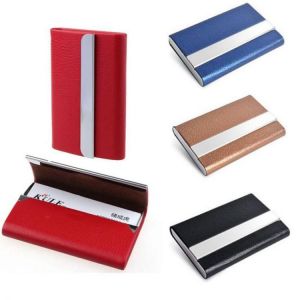 IPRee&reg; Stainless Steel Card Holder Ultra-thin Portable ID Card Storage Box