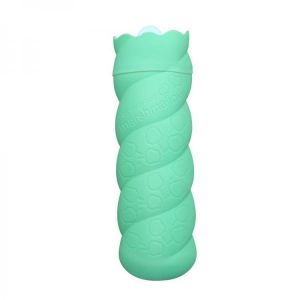 Xmund XD-SI1 330ML Silicone Hot Water Bottle Heating Bag Mini Hand Warmer With Knit Cover