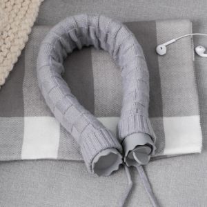 Xiaomi 710ml U-Shape Hot Water Bag Silicone Bottle Neck Hand Warmer Heater With Knitted Cover