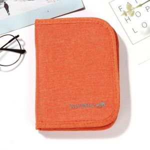 IPRee&reg; Card Holder Oxford Cloth Minimalist Short Payment Document Pack Travel Package Ticket Cash Wallet Card Separate Pas