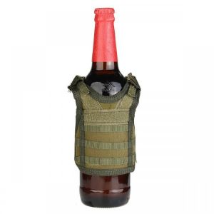 Beverage Insulator Tactical Vest Beer Cooler Holder Travel Camping Portable Can Cooler