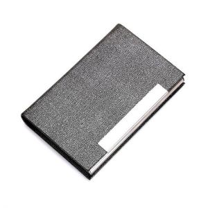 IPRee&reg; Stainless Steel Card Holder Credit Card Case Portable ID Card Storage Box Business Travel