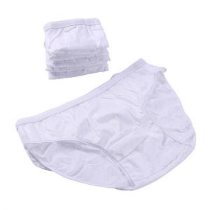 IPRee&reg; 6Pcs/Set Portable Men Non-woven Cotton Disposable Underwear Outdoor Travel