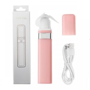 shopping מזוודות וציוד לטיולים ארוכים Portable Mini Handheld USB Lipstick Fan Electric Cooler Rechargeable 2600mAh Power Bank