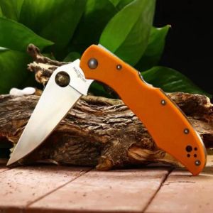 BROTHER 1605G 218mm 440C Stainless Steel Knife Portable Folding Knife Outdoor Survival Knife