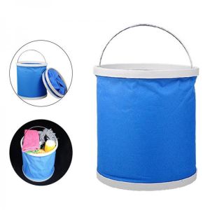 shopping ציוד טיפוס 11L Oxford Portable Bucket Foldable Multifunctional Outdoor Hiking Camping Fishing Car Washing Folding Bucket Basin