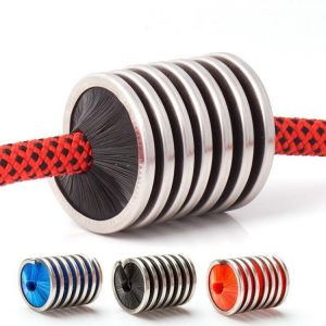 CAMNAL Nylon Stainless Steel Wear-resistant Climbing Clean Wshing Rope Brush Tools For 8-13mm Climbing Rope