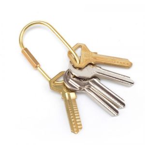 Outdoor Hiking HandmadeBrass Equitment Golden Key Pendant