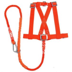 100kg Max Load Orange Aerial Work Rope Climbing Rope Belt Outdoor Mountaineering Belts Security Protection Accessories