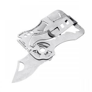 LAOTIE 125mm 5CR13MOV Stainless Steel Folding Knife Multifunctional Outdoor Survival Card Knife