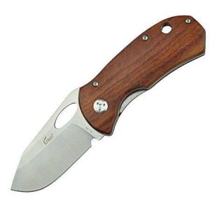 Enlan EL-05 179mm 8CR13MOV Stainless Steel Blade Wood Handle Outdoor Folding Knife Mini Pocket Knife