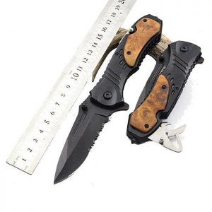 200mm 5CR15 Stainless Steel Blade Aluminum Handle Outdoor EDC Folding Knife Lockable Folding Knife