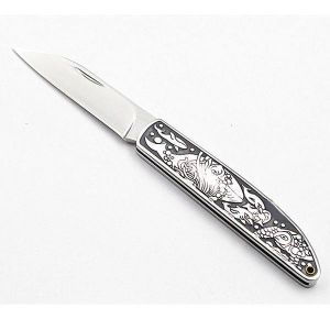 200-220mm 440C Stainless Steel Blade Aluminum Deer Shape Handle Multifunctional Folding Knife