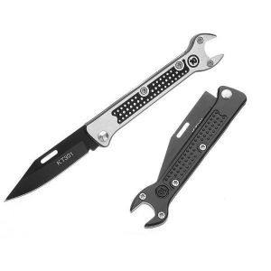 LAOTIE KT301 148mm Stainless Steel Mini Pocket Folding Blade Multifunctional Wrench Cutter Outdoor Survival Tools