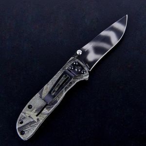 Sanrenmu 7007 9.2Cm 58HRC+ Mini Pocket Folding Knife Outdoor Camping Fishing Line Locking Knife