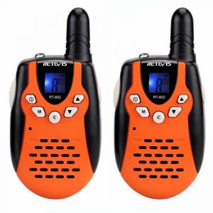 2pcs Retevis RT602 22 Channels 462-467MHz Kids Mini Handheld Two Way Radio Walkie Talkie With Charger
