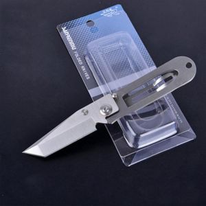 Sanrenmu 7001 158MM  Stainless Steel Mini Folding Knife Multifunction Outdoor Camping Lockabl Knives