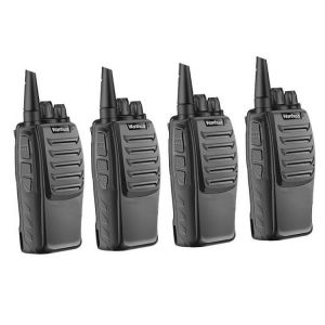 4PCS WANHUA WH-26B 403-470MHz 16 Channels Monitoring Wireless Handheld Two Way Radio Walkie Talkie
