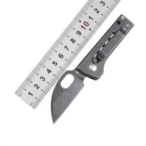 LAOTIE 135mm Stainless Steel Mini Folding Blade Outdoor Hiking Survival Tools Kit Multifunctional EDC Blade