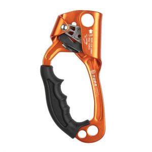 XINDA TP8606 Aluminum Left Hand Grasp Safety Rock Climbing Ascender Device Rappelling Belay for 8-12mm Rope