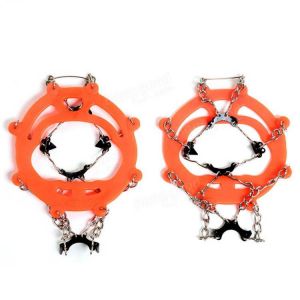 Snow Grip Spike Ice Shoes Boots Anti-slip 8-teeth Climbing Crampons Grippers for Ski Snow Hiking