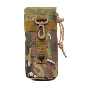 KALOAD 19x8cm Tactical Water Bottle Bag Kettle Pouch Water Cup Waist Shoulder Bag