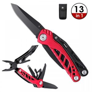 shopping מטבח ופינת אוכל GHK-LP91 13 In 1 Multi-function Folding Tool Kitchen Bottle Opener Sharp Pocket Multitool Pliers Saw Blade Cutter Screwdriver From