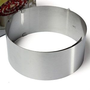 DIY Adjustable Rounded Mousse Ring Retractable Circle Ring Cake Mould