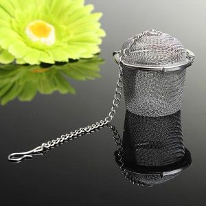 shopping מטבח ופינת אוכל Stainless Steel Spice Tea filter Herbs Locking Infuser Mesh Ball