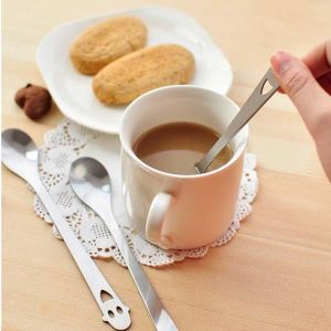 shopping מטבח ופינת אוכל Stainless Steel Smile Face Coffee Spoon Tea Spoon Kitchen Tools