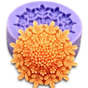 3D Mini Peony Fondant Mold Silicone Cake Chocolate Moulds Cake Decorating Baking Tool
