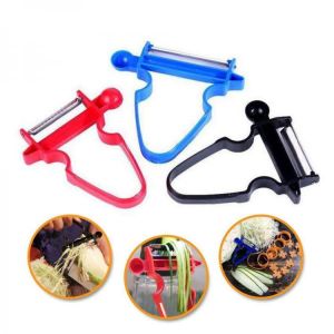 Honana 3 pcs / Set Magic Trio Peeler Multi-purpose Vegetable Cutter Onion Cutter Peelers Vegetable Silicer Kitchen Accessories