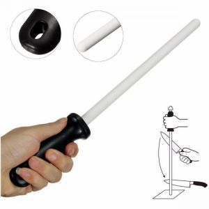 Ceramic Sharpen Stone Rod Sharpening Stone Stick Whetstone Kitchen Tool