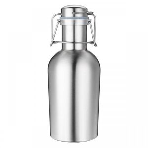 1L Single Layer Stainless Steel B eer W-ine Beverage Pot Bottles Barrel B-eer Pot
