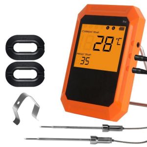 Loskii KC-520 Six Channel Professional Edition bluetooth Barbecue Thermometer Digital Oven Thermometer with 2 Probe