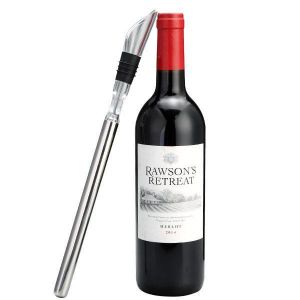 KCASA KC-QD717 3 In 1 Wine Chiller Stick Aerator Decanter Beer Whiskey Cooler Pourer Stopper